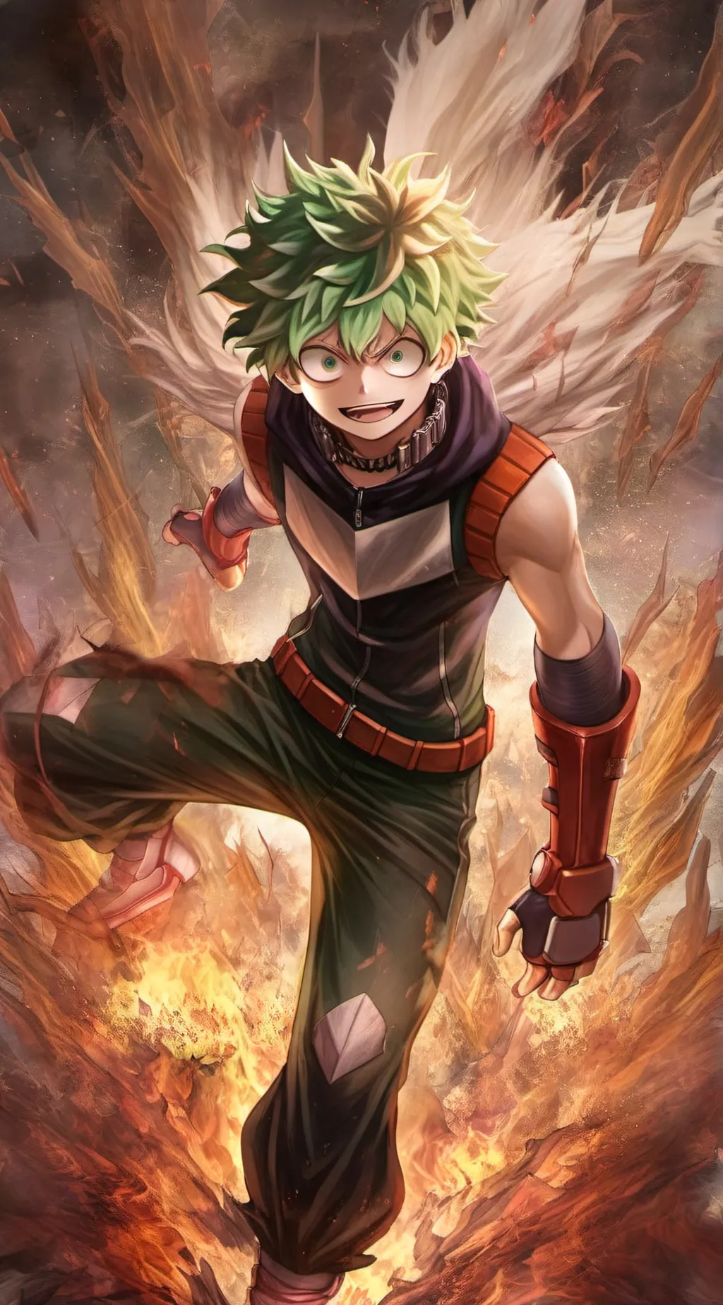 ai character: Deku background