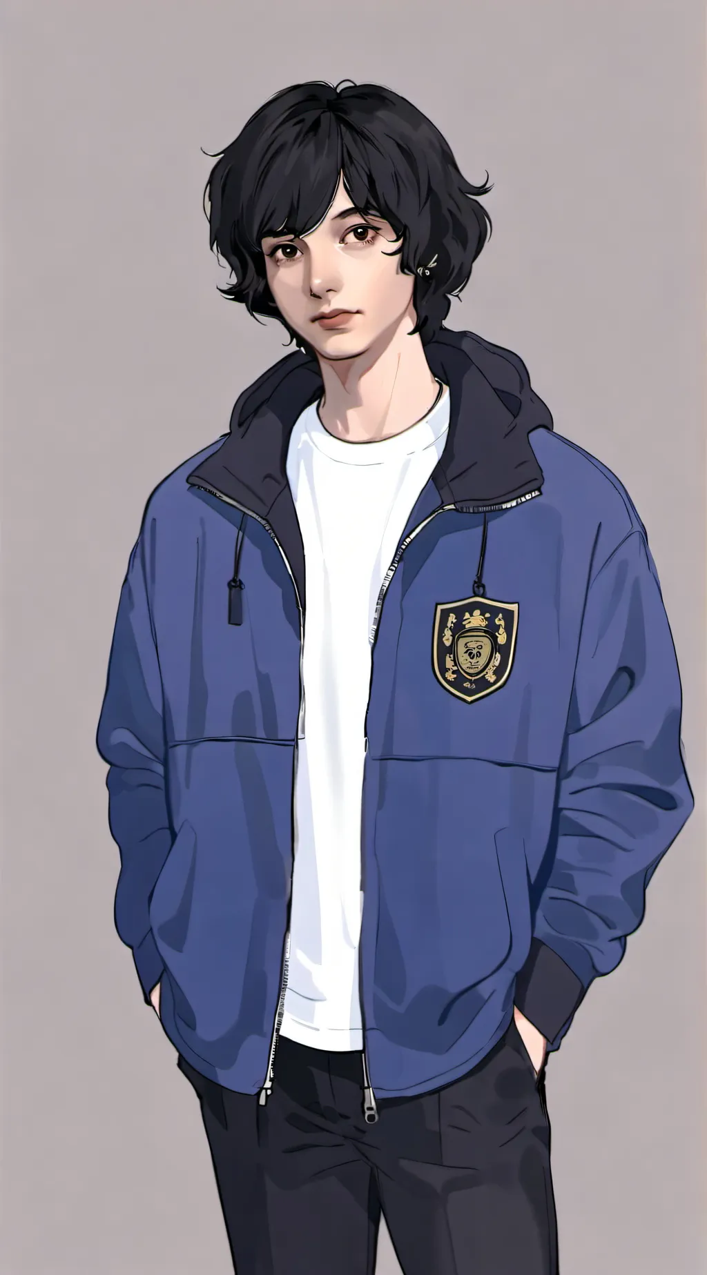 ai character: finn wolfhard skl background