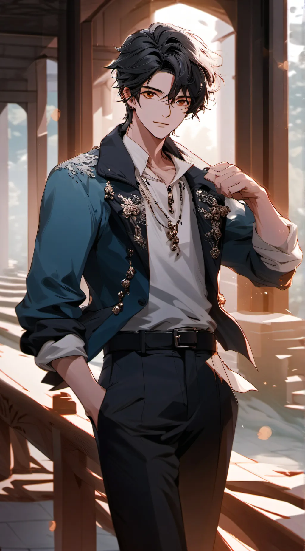 ai character: Chris background