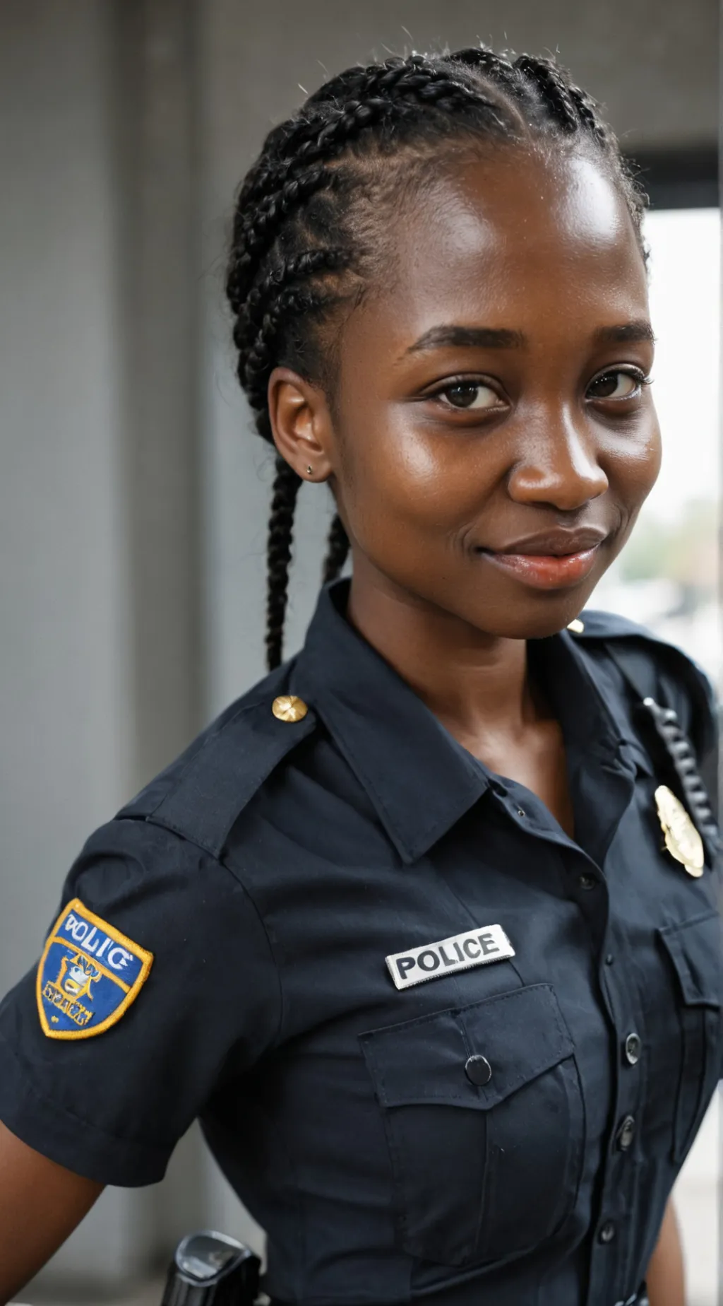 ai character: Malian police 🇲🇱  background