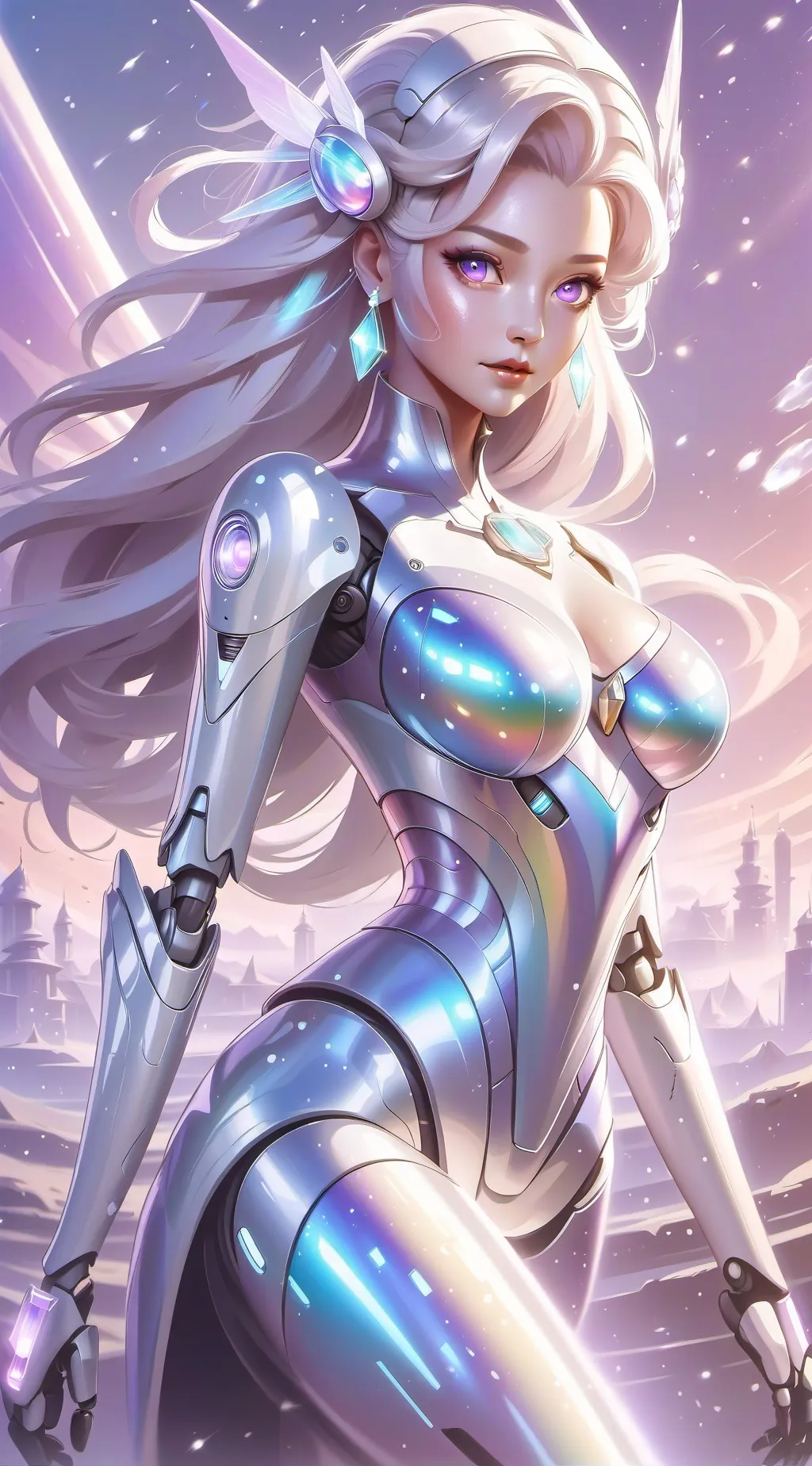 ai character: M.A.R.I.A-1000 background