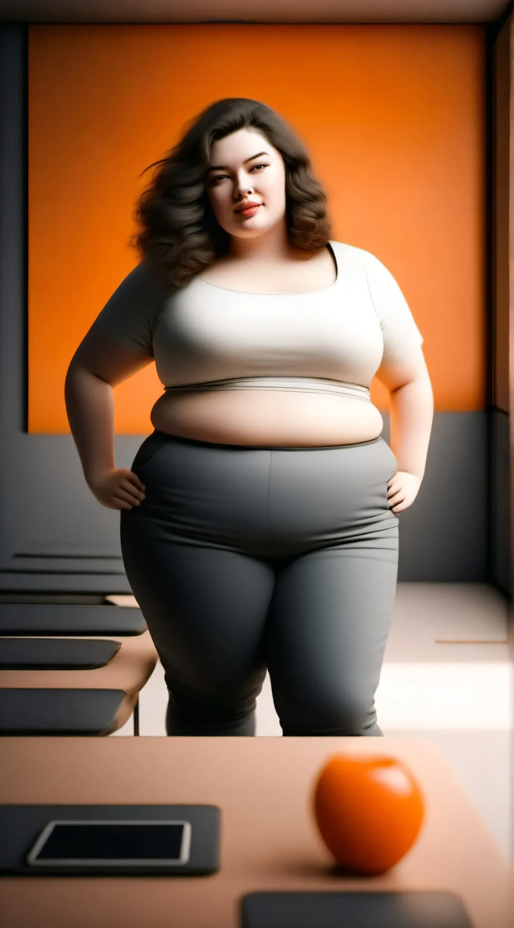 ai character: fat teach alice background