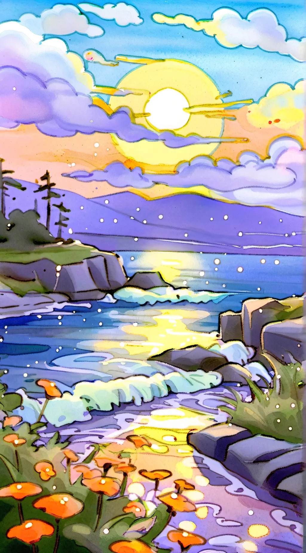 ai character: Jade x Amethyst background