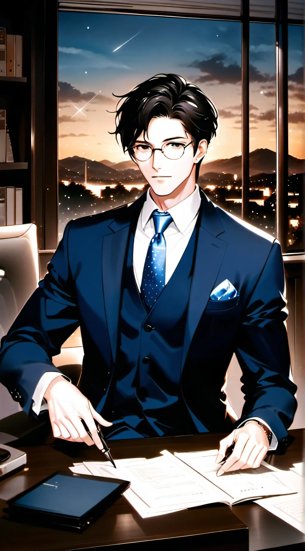 ai character: Marcus  background