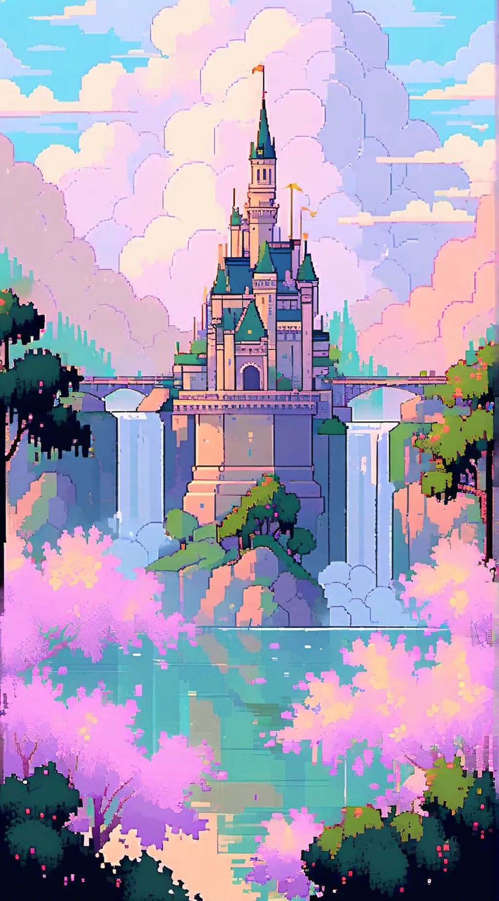 ai character: reto background