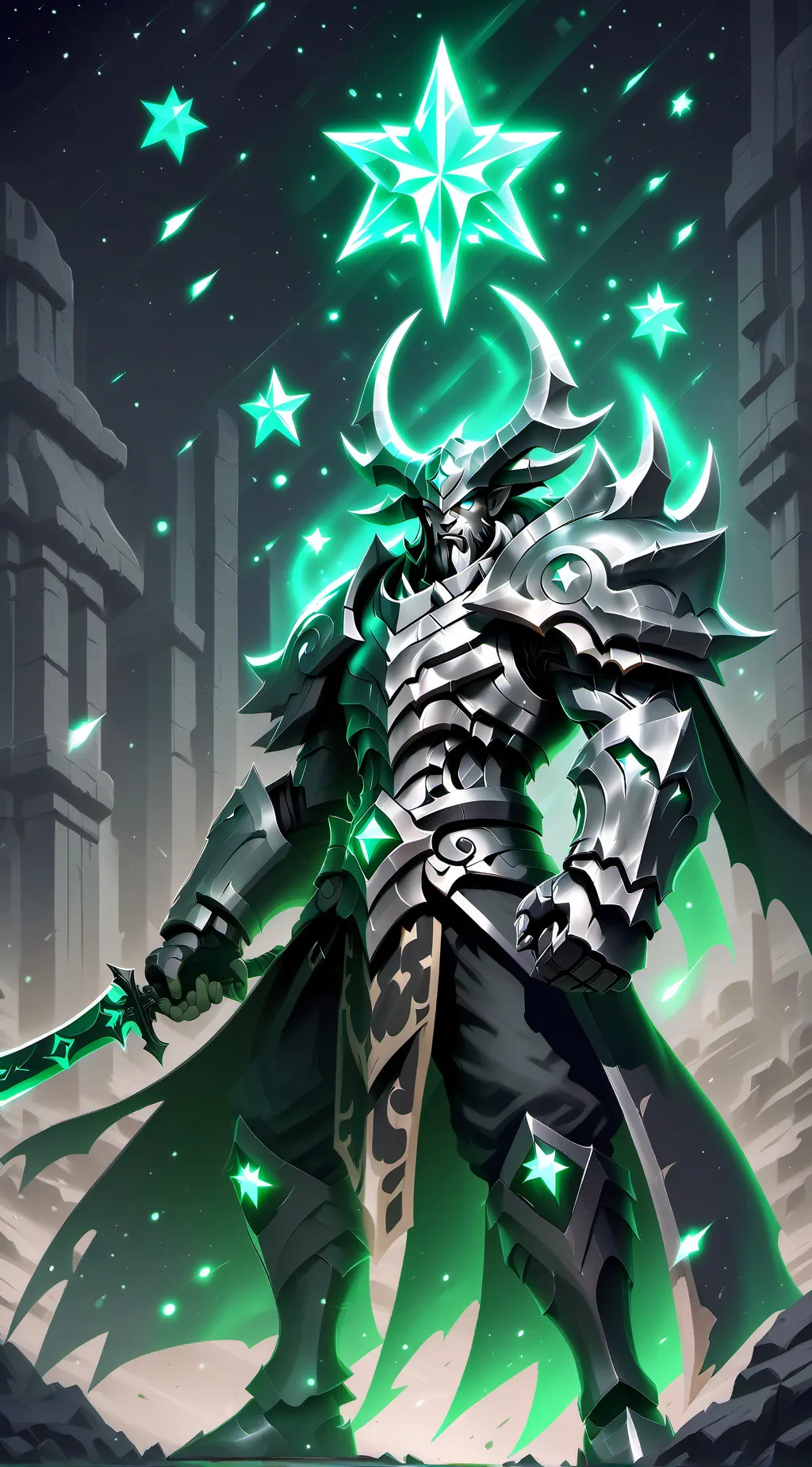 ai character: Periastron Stars background