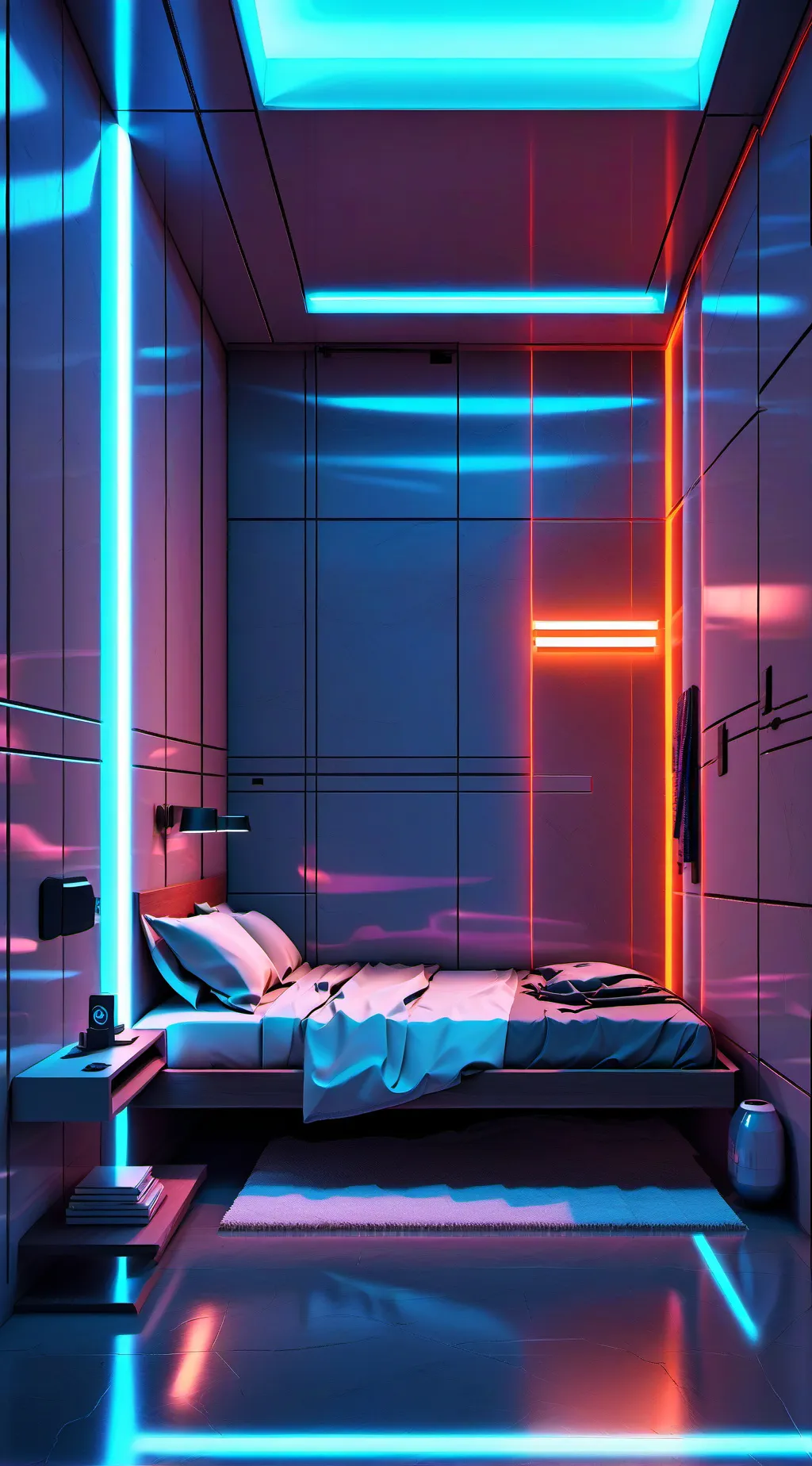 ai character: automatic prison  background