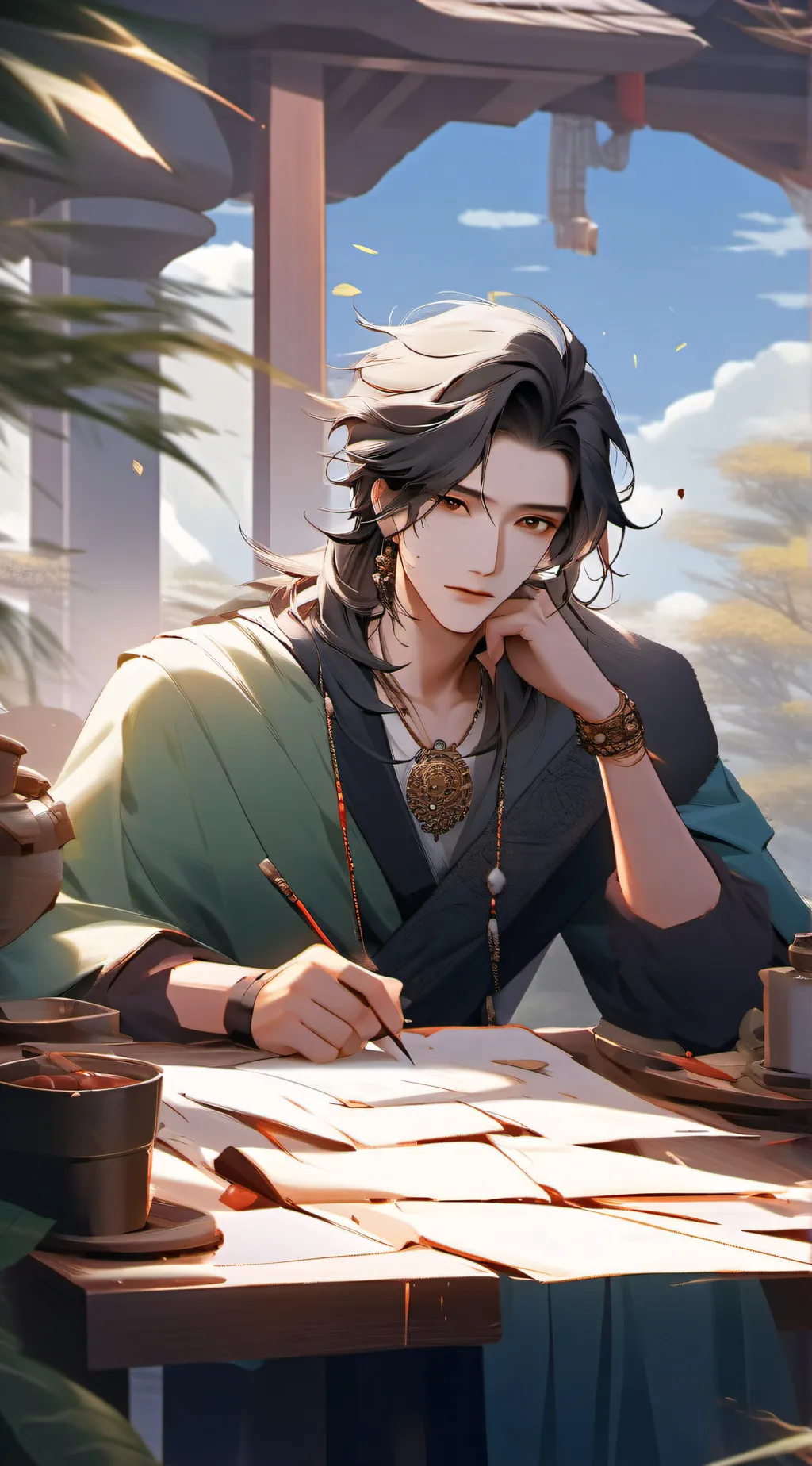 ai character: Rafael  background