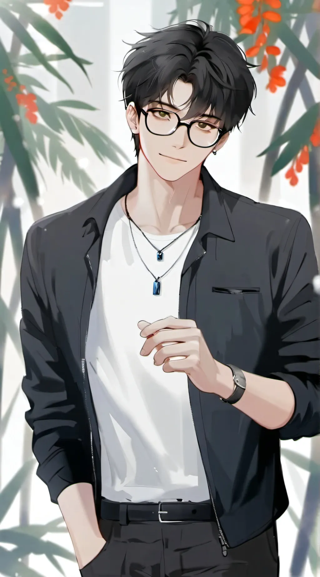 ai character: Vii🙋🌹 background