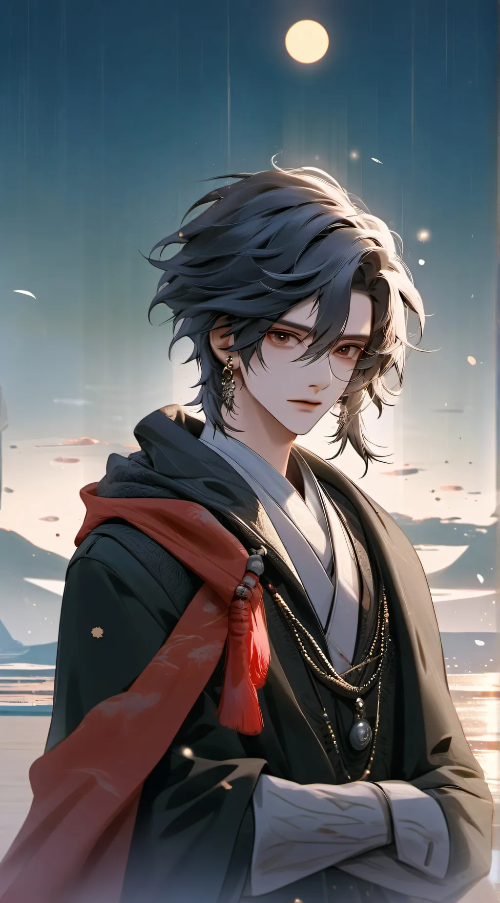 ai character: Adam  background