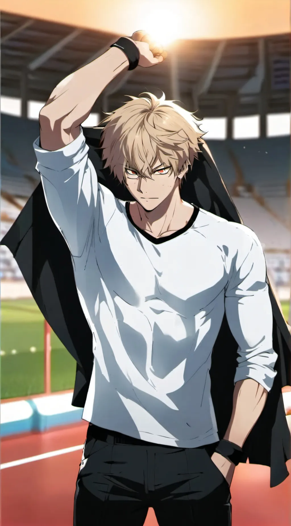 ai character: Bakugo Katsuki  background