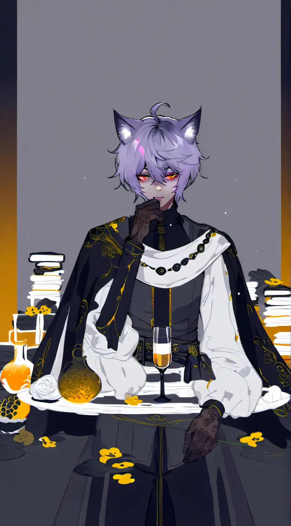 ai character: catnap background