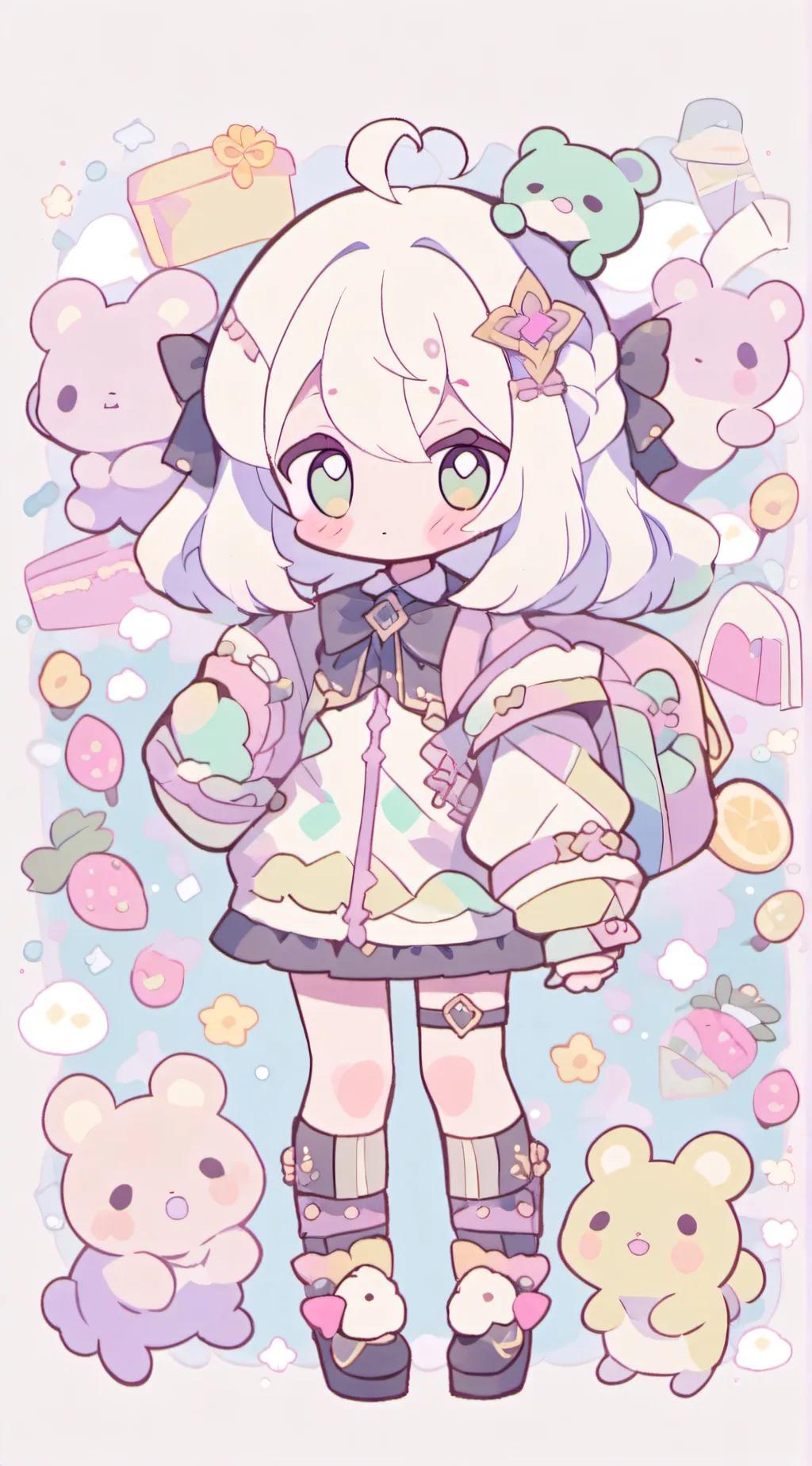 ai character: ejen Ali  background