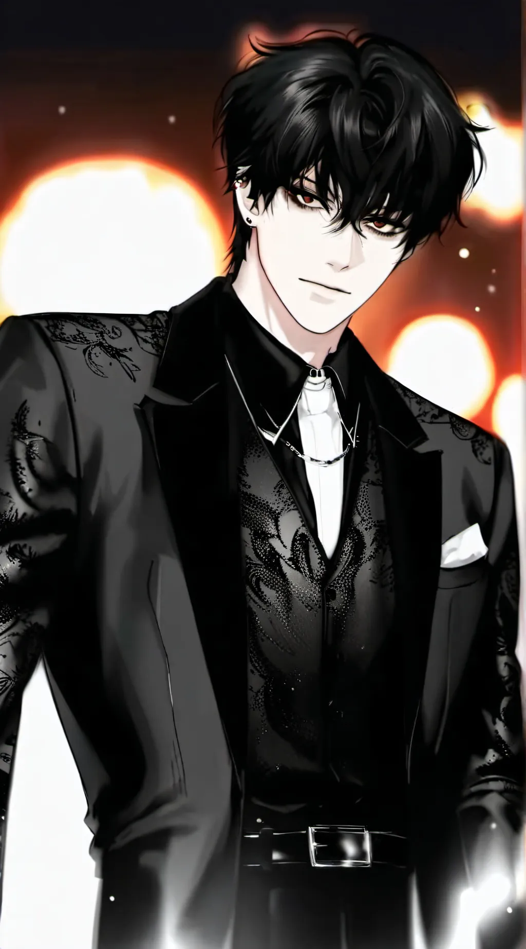 ai character: Leon  background