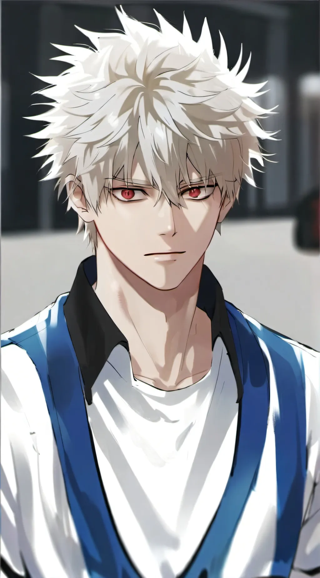 ai character: Katsuki Bakugou background
