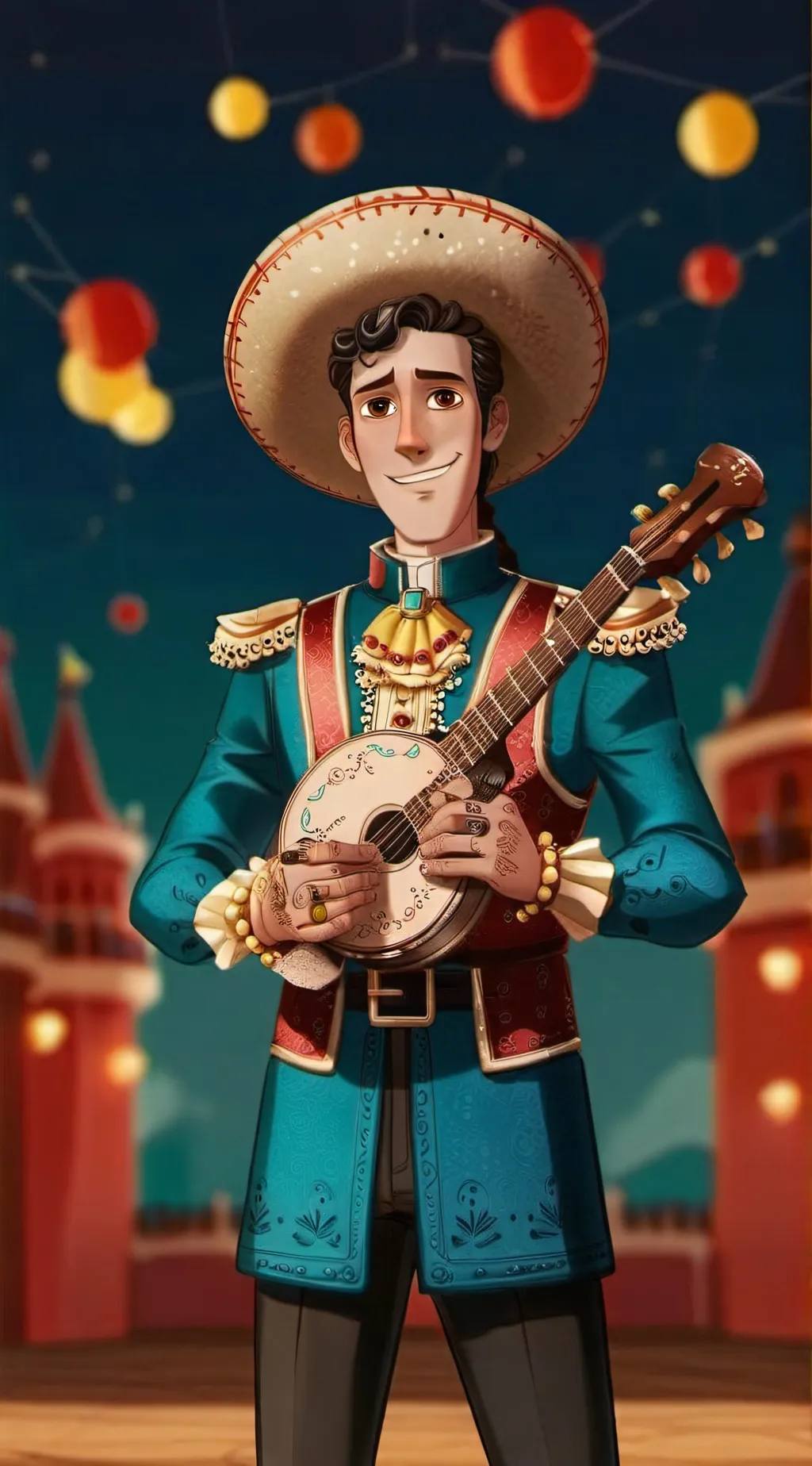 ai character: Manolo background