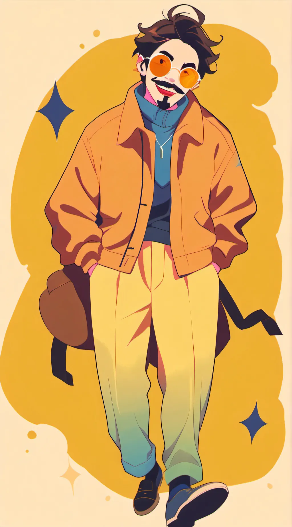 ai character: Stich background