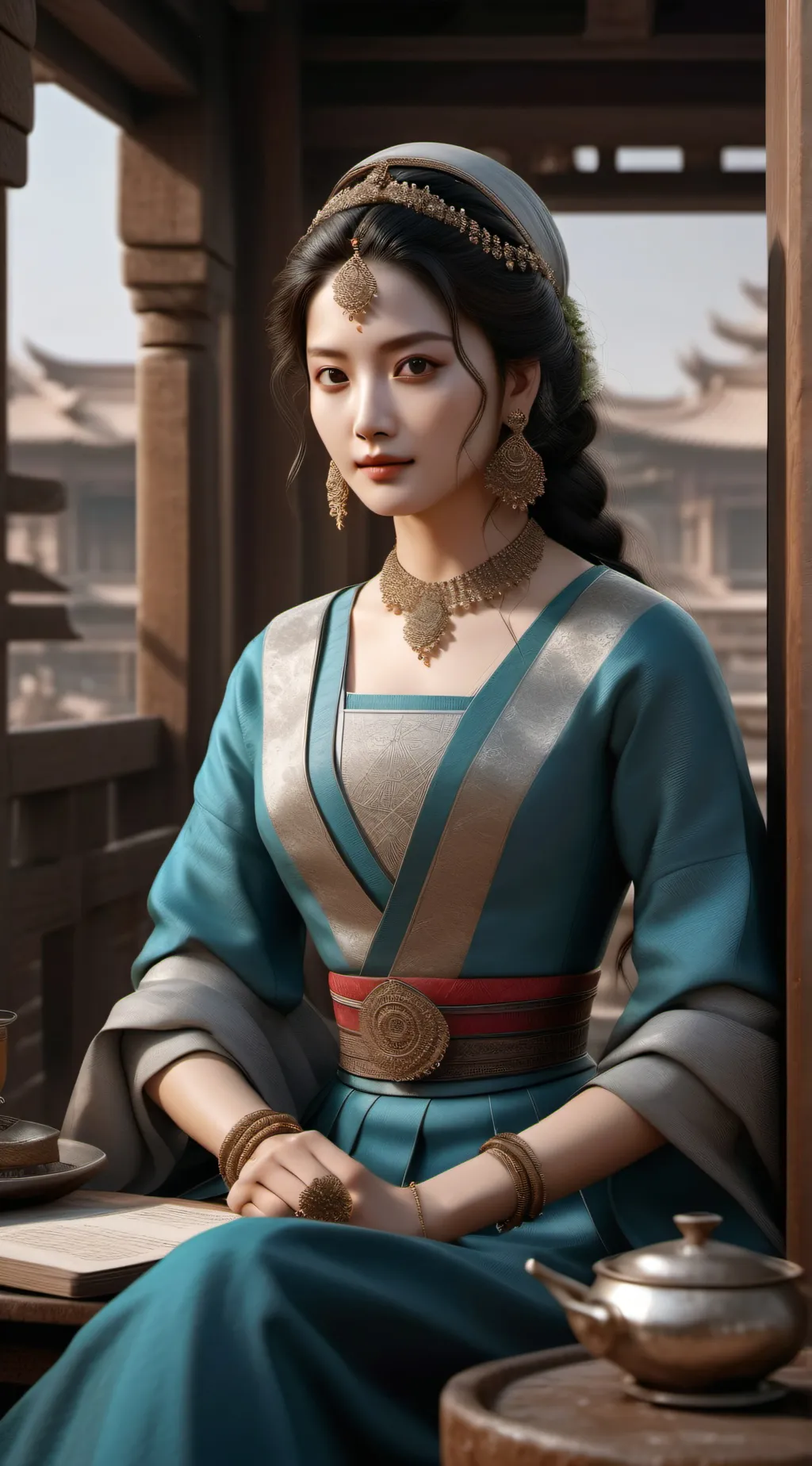 ai character: Lilly  background