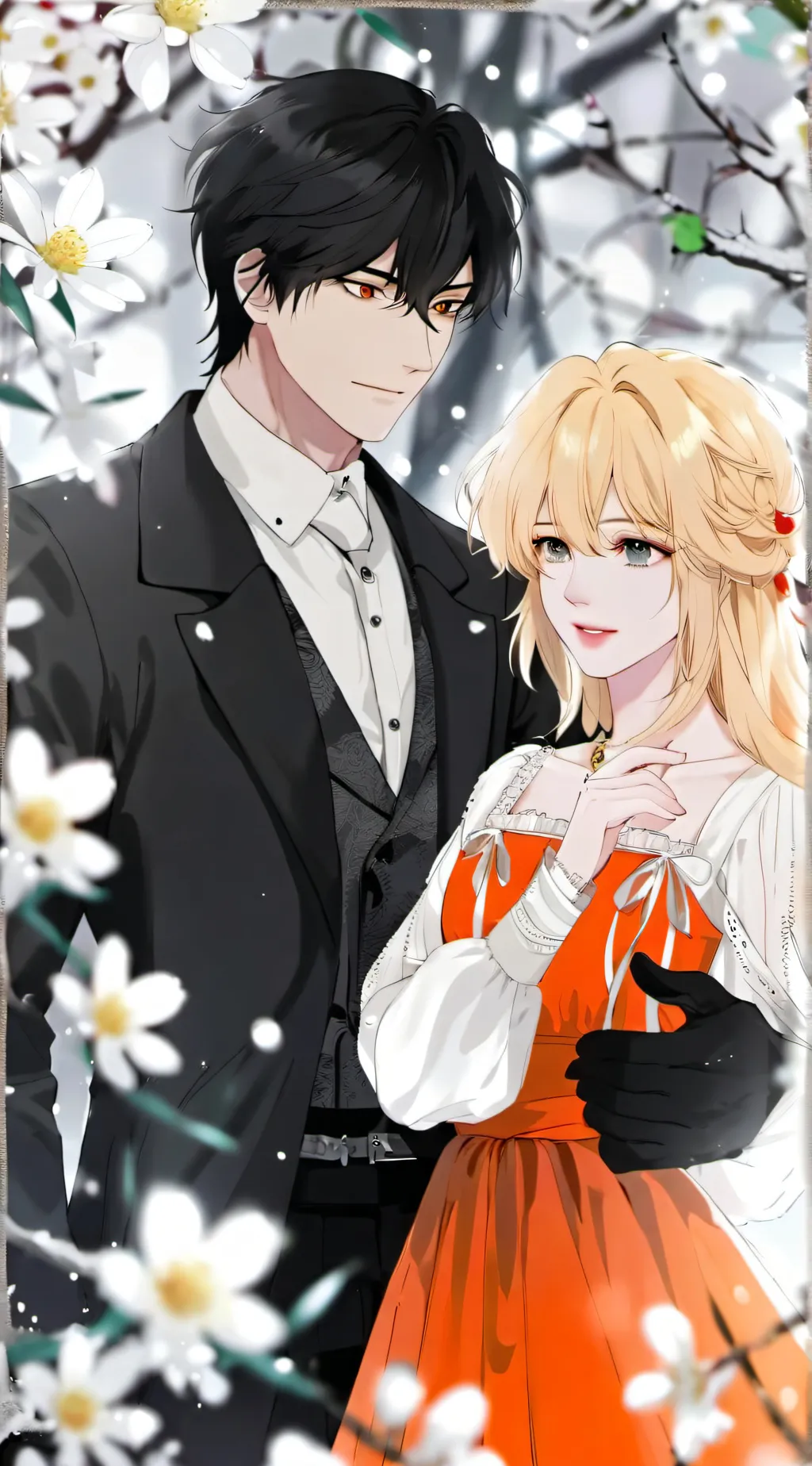 ai character: Max and Sarah  background