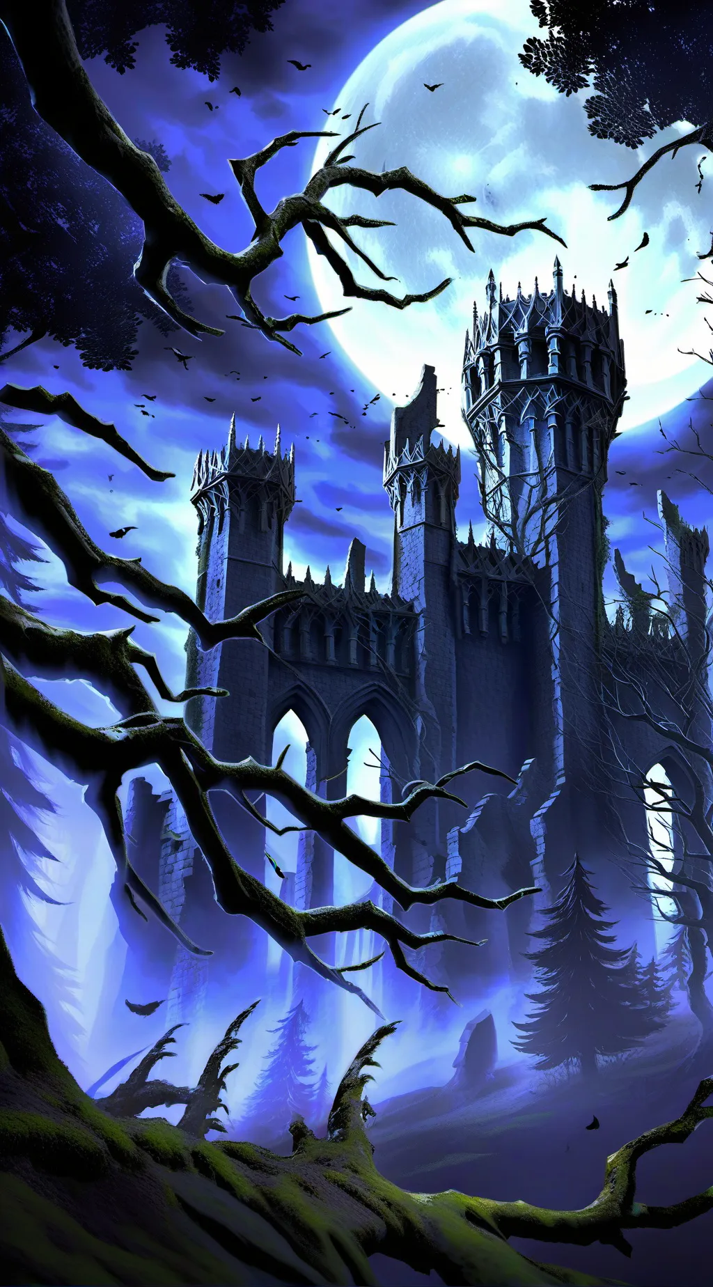 ai character: Twisted World background