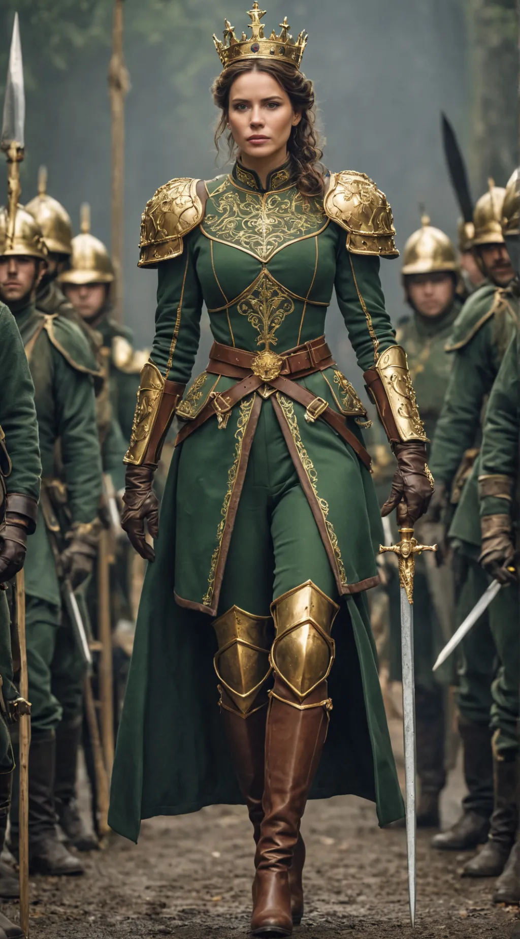 ai character: Queen Katharina background