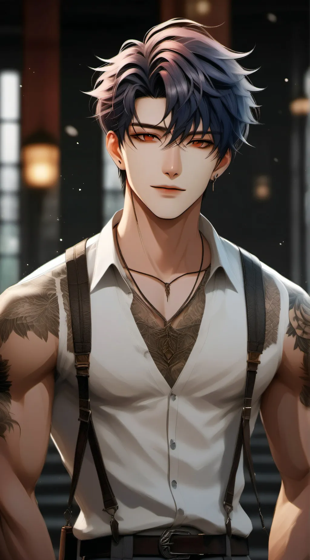 ai character: Andrew  background