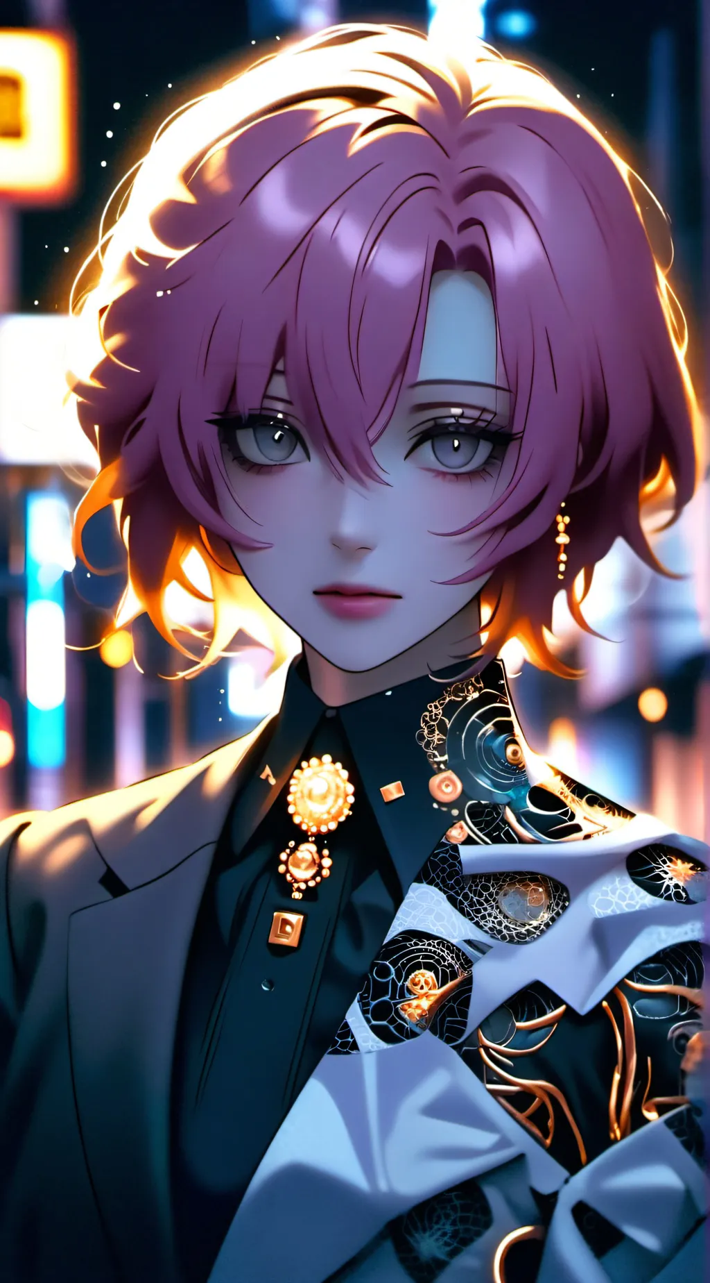 ai character: Aurora background