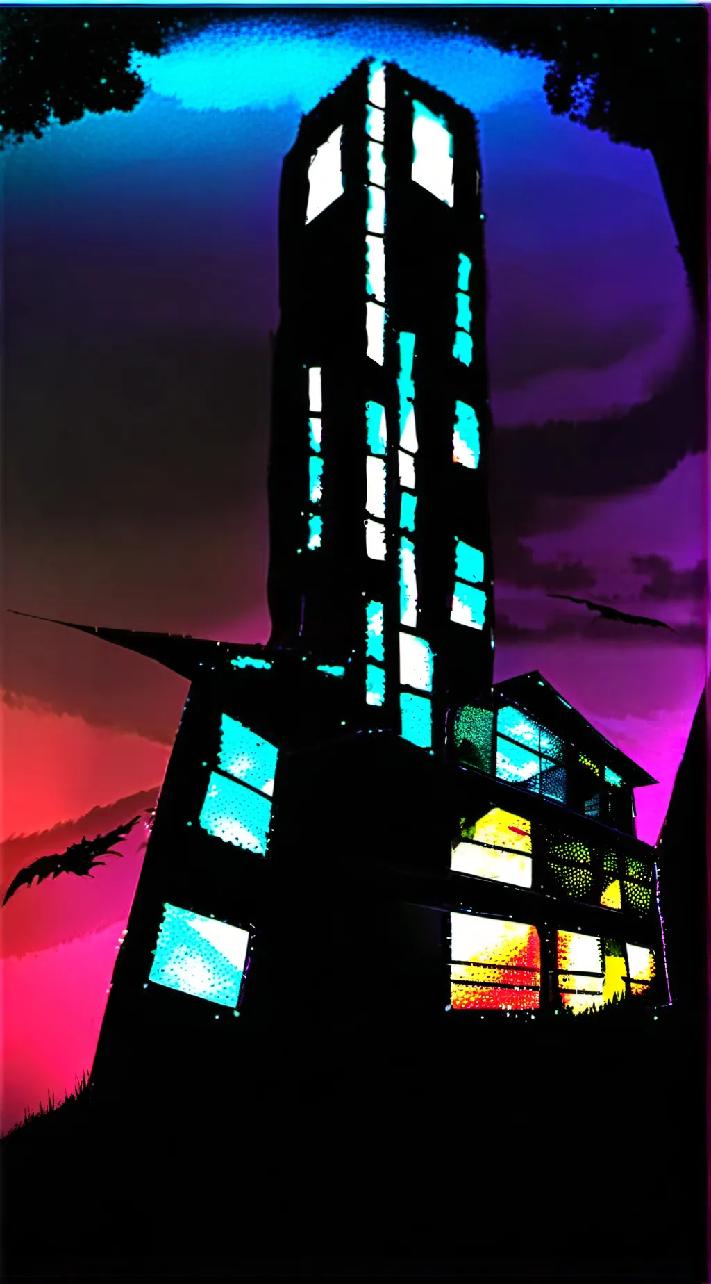 ai character: Trapped background