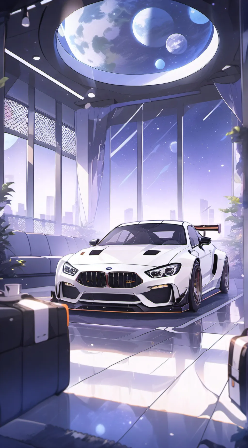 ai character: Sports car dealer background