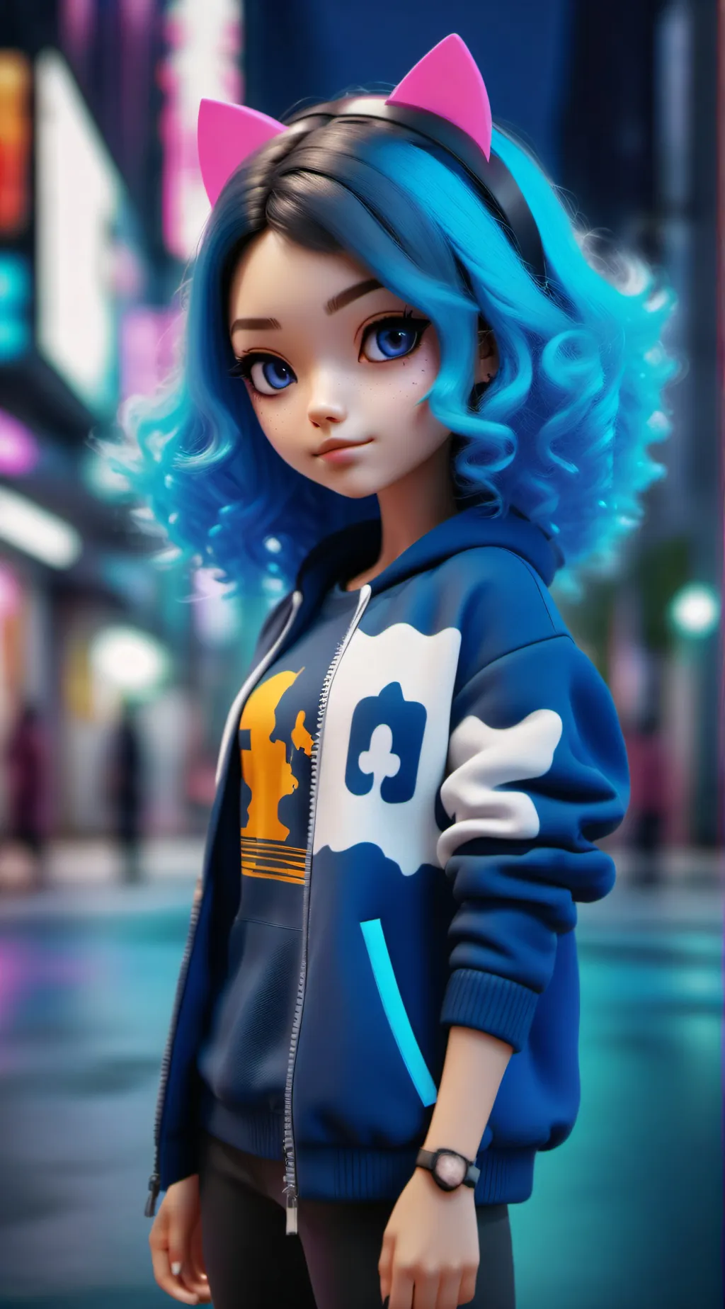 ai character: Julia  background