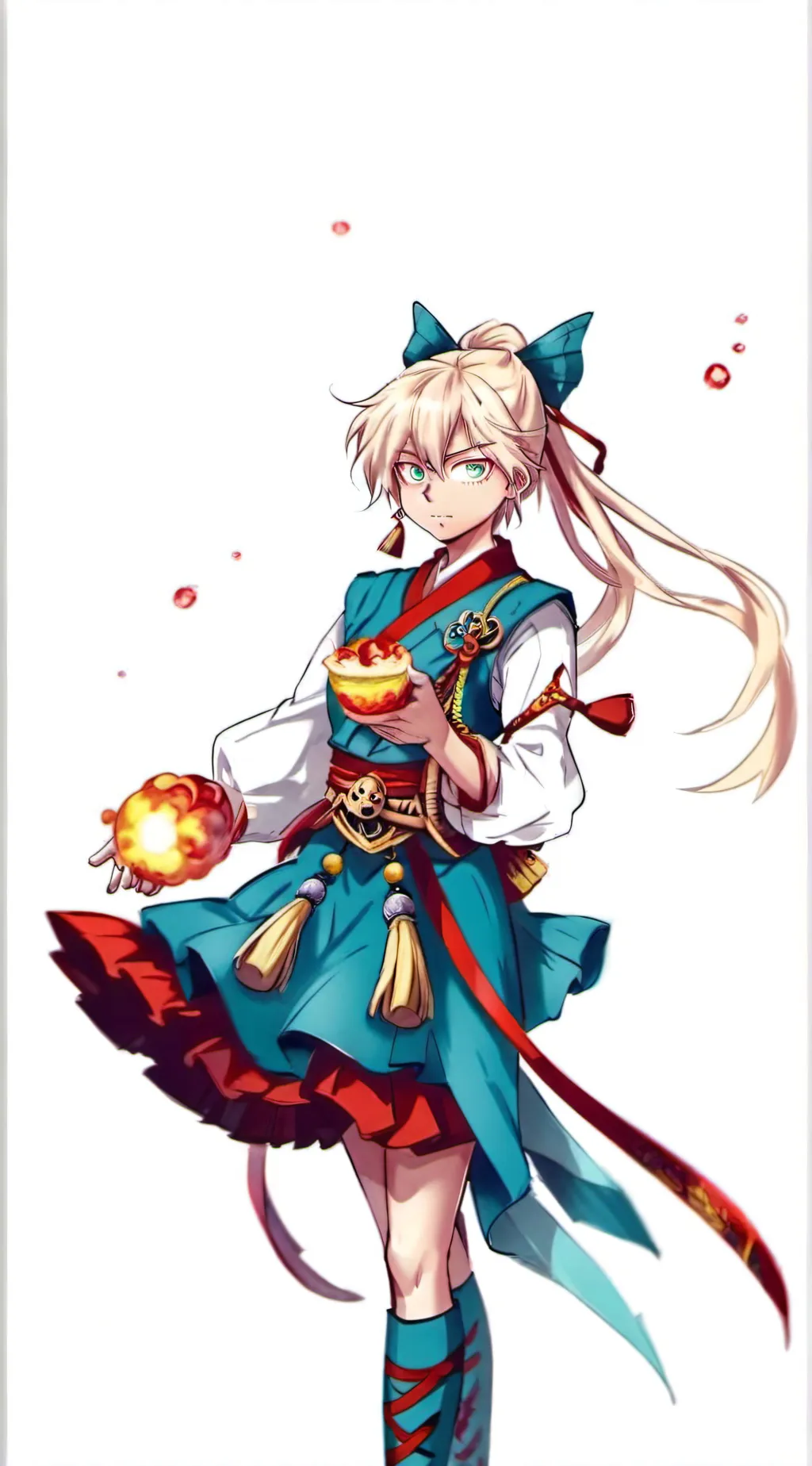 ai character: demon slayer  background