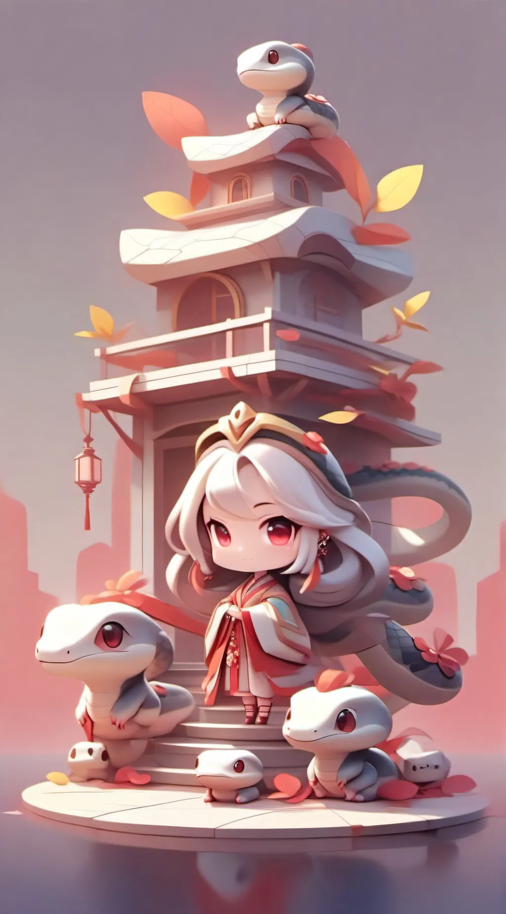 ai character: jjk hiking background