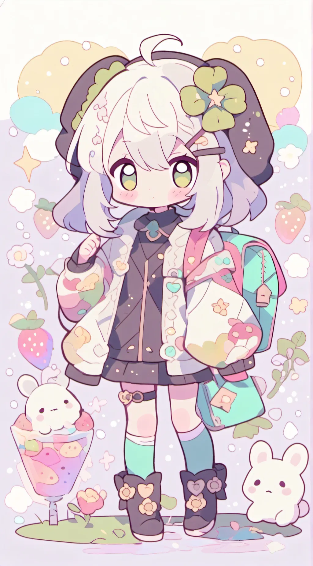 ai character: Corrie Alison  background