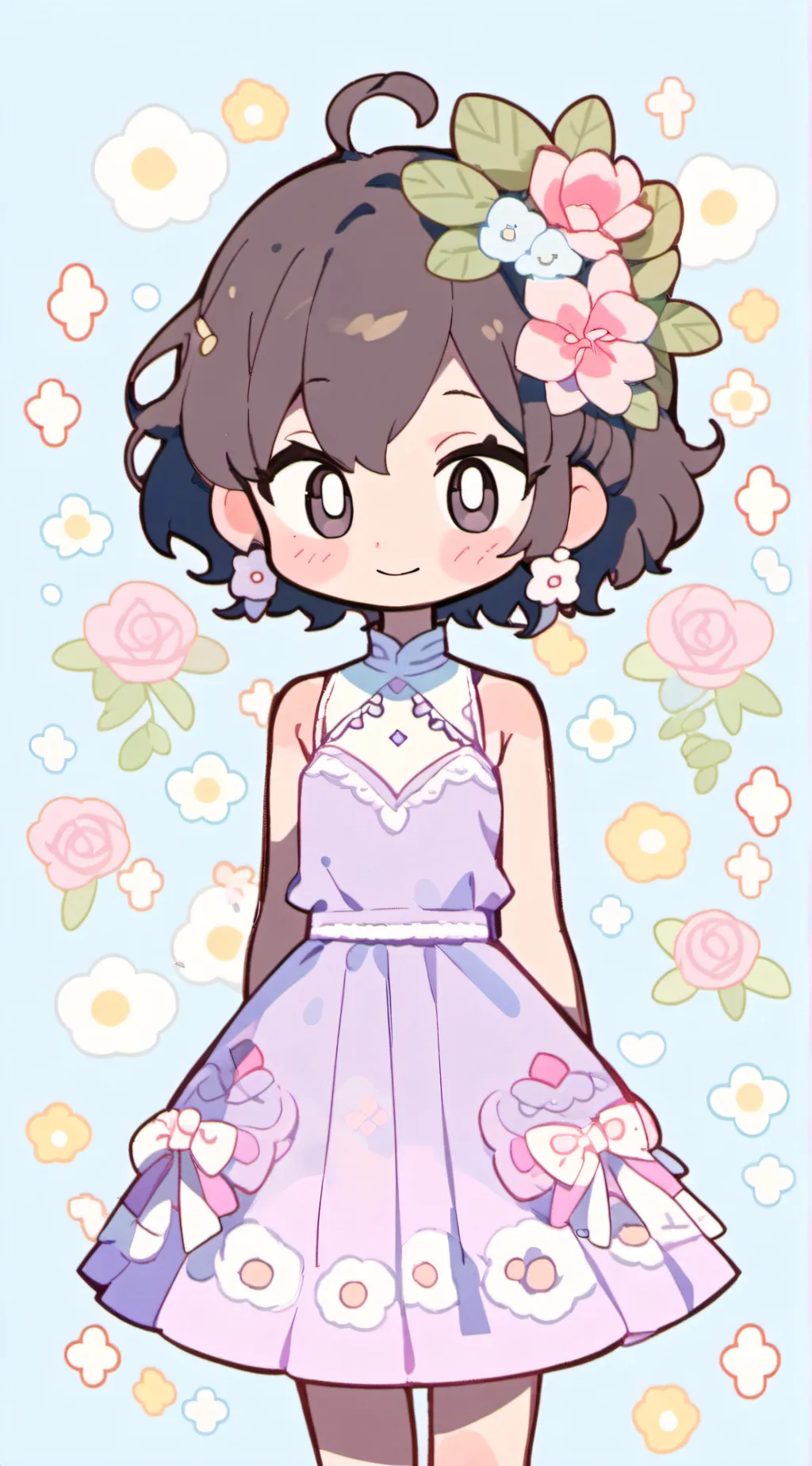 ai character: Bloom 2: the past. background