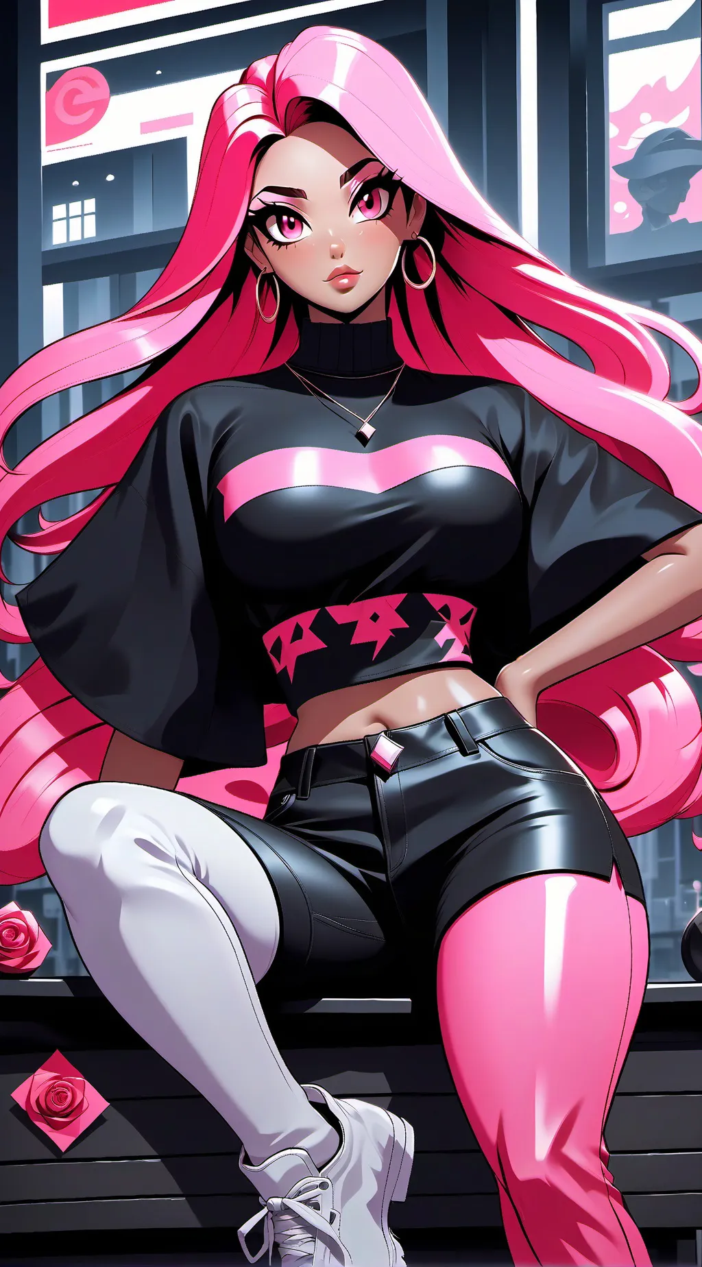 ai character: Tahty background