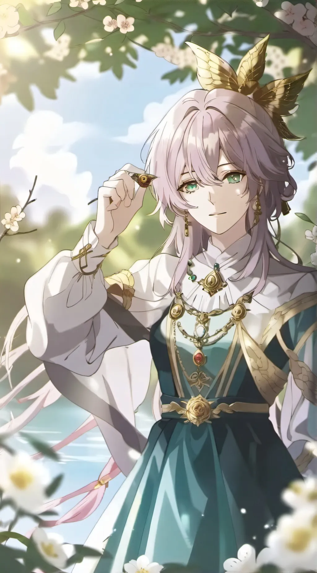 ai character: BAKUGO you deku background