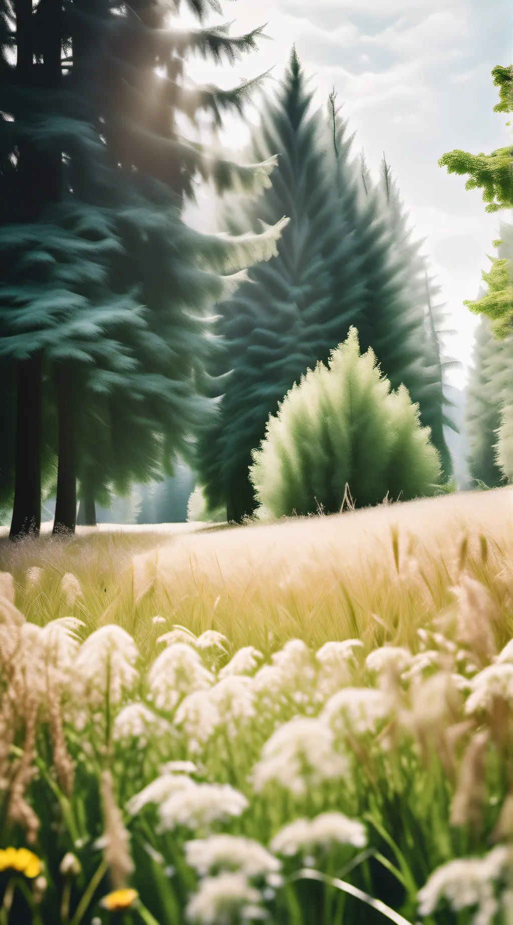 ai character: Grass background