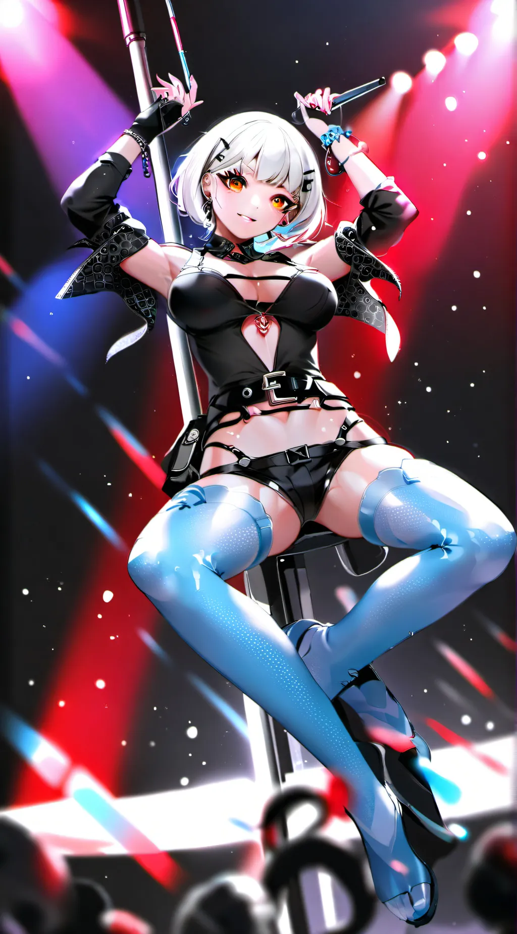 ai character: singer  background