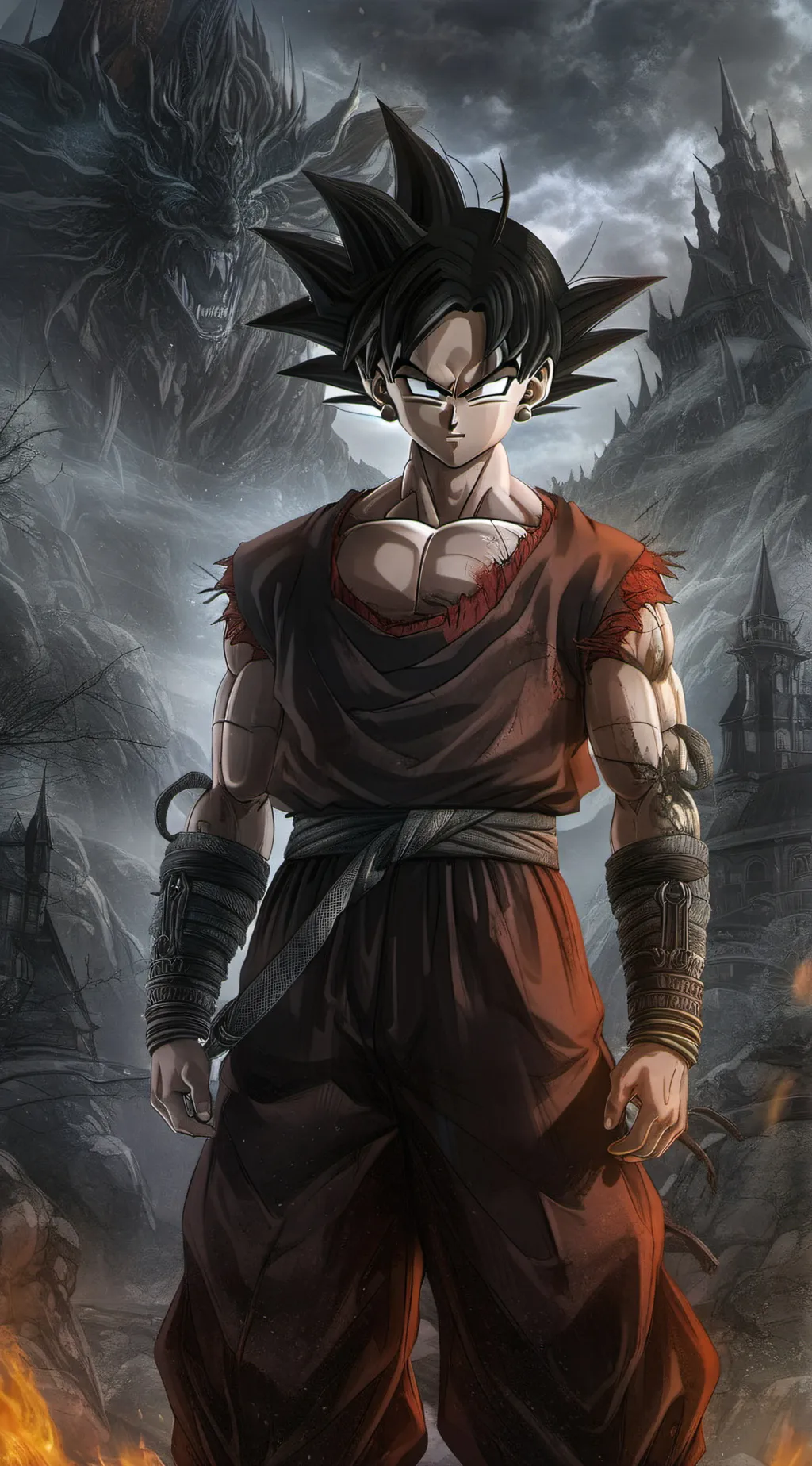 ai character: goku background
