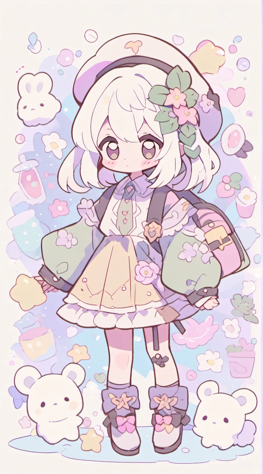 ai character: Sprunki but drama background