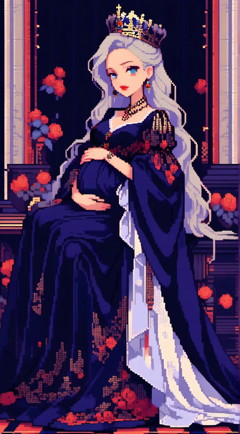 ai character: Queen Elia background