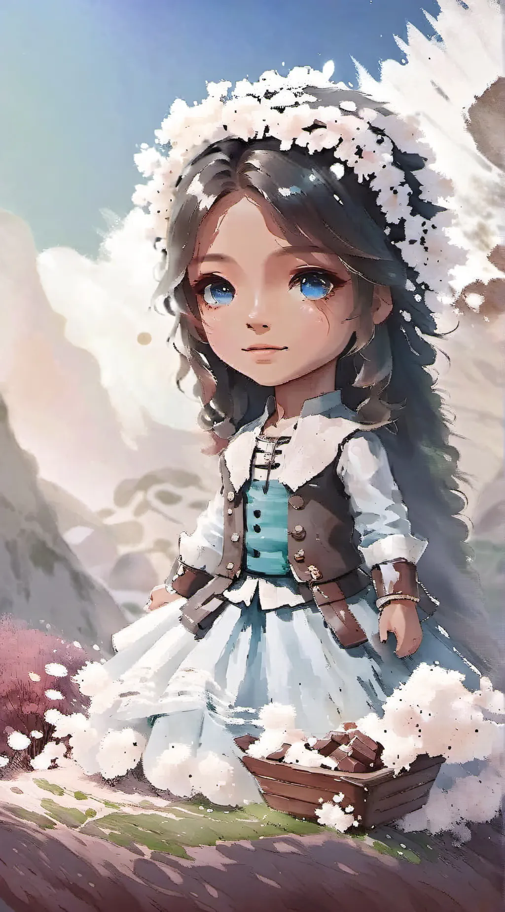 ai character: Airia  background