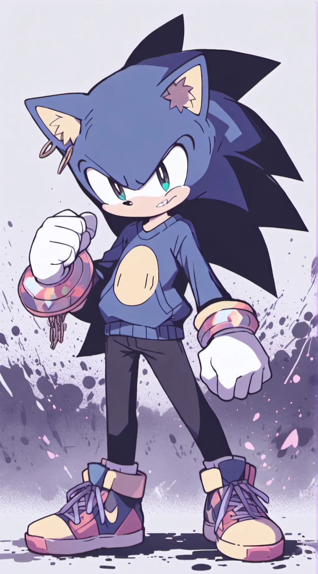 ai character: sonic crew.  background