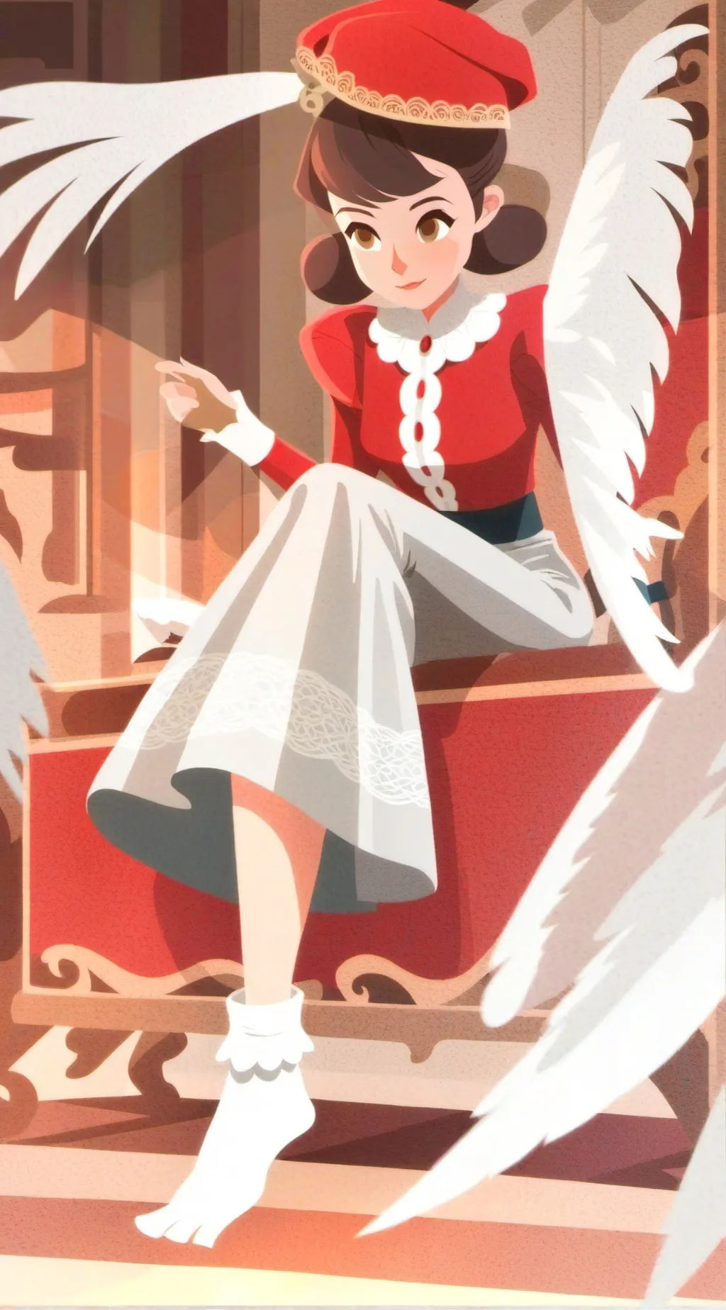 ai character: feet background