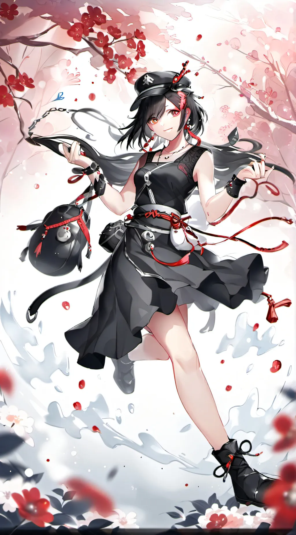 ai character: Sakura background