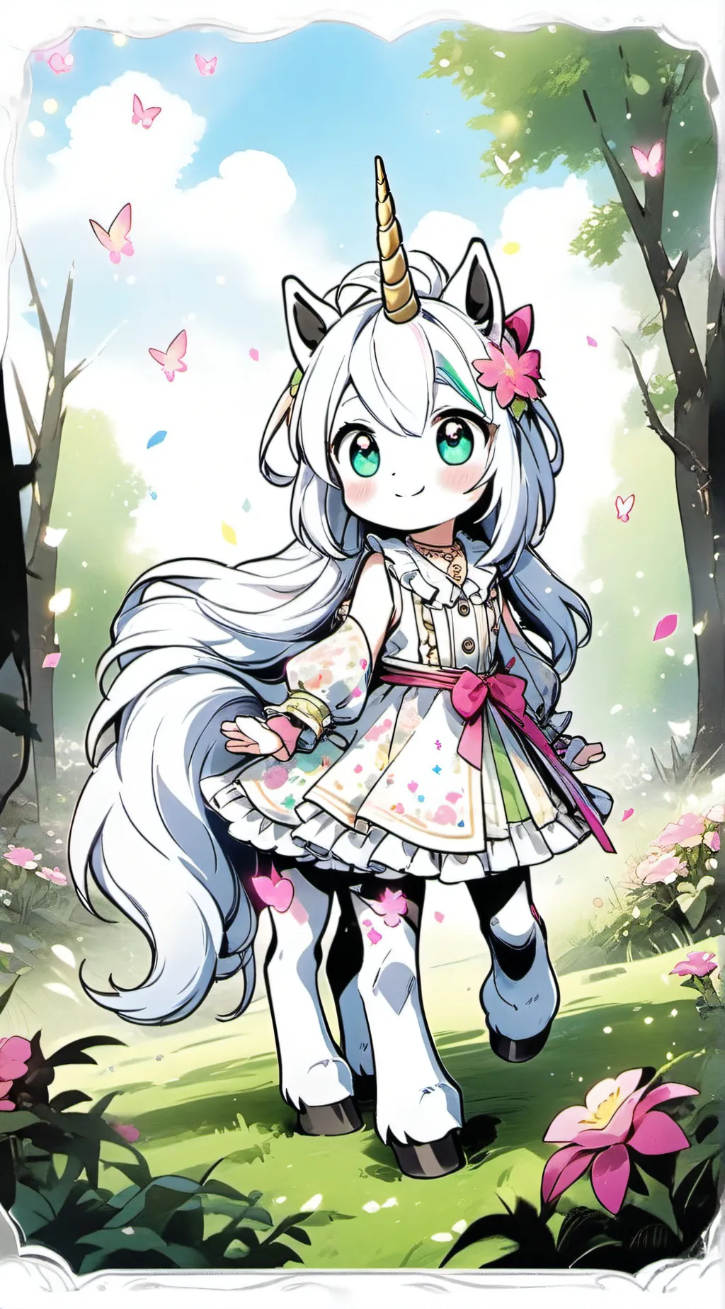 ai character: pinki background