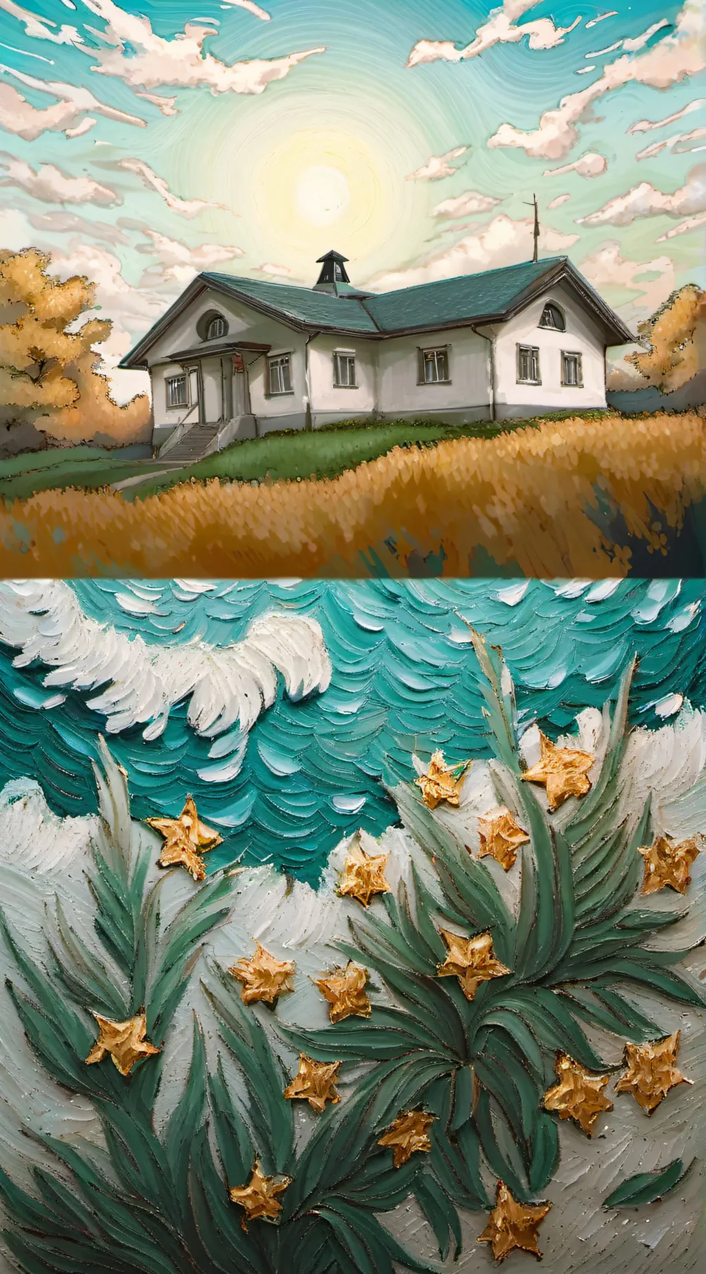 ai character: My school :3 background