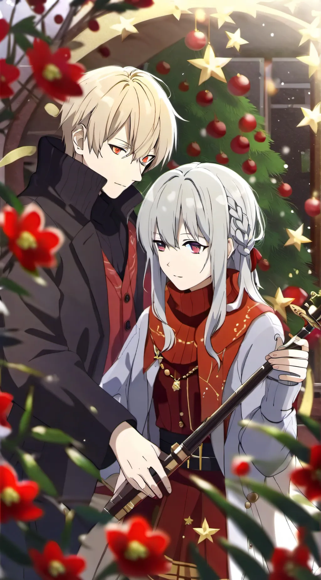 ai character: jjk cold sleepover background