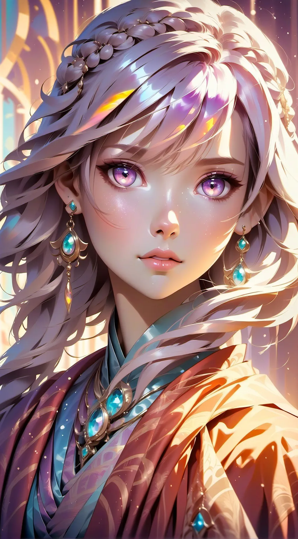 ai character: 🔮Crystal🔮  background