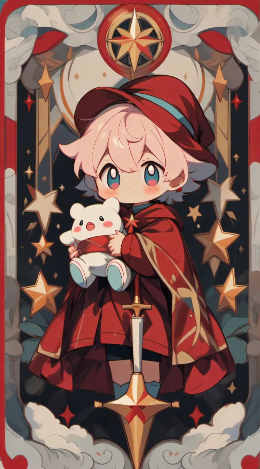 ai character: Kirby and friends! background